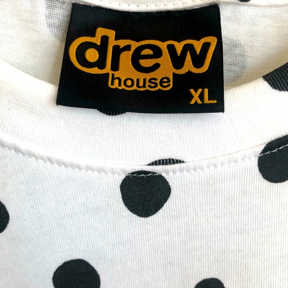 DREW HOUSE BY JUSTIN BIEBER "POLKA DOT MASCOT" TEE - Picture 2 of 5